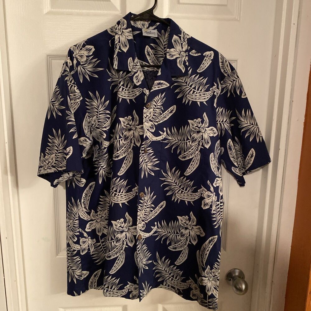 Royal Creations Men’s XL Hawaiian Short Sleeve Button Up Shirt